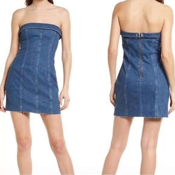 Reformation Madilyn Denim Dress - Picture 2 of 11